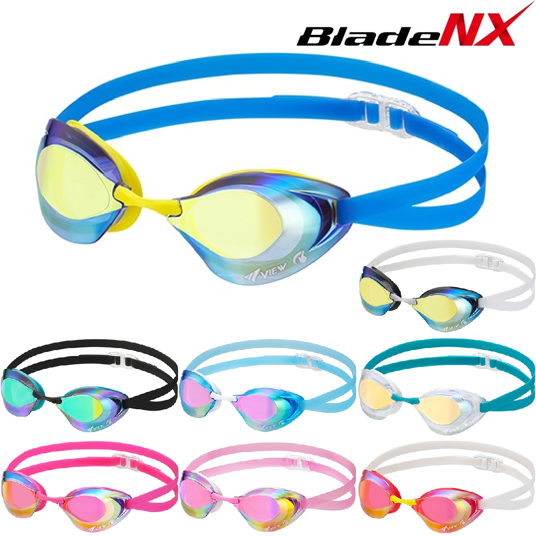 【新商品】 VIEW Blade NX V250SAM ブレードNX クッション付き レーシングゴーグル ミラータイプ WA承認モデル