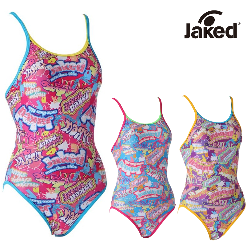 Jaked　練習用水着　レディース　830326　トレーニング水着　水泳　競泳