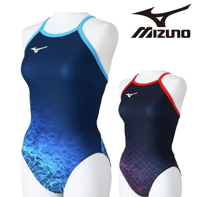 mizuno　ミズノ　レディース練習用水着　N2MAC271　エクサスーツ　ミディアムカット