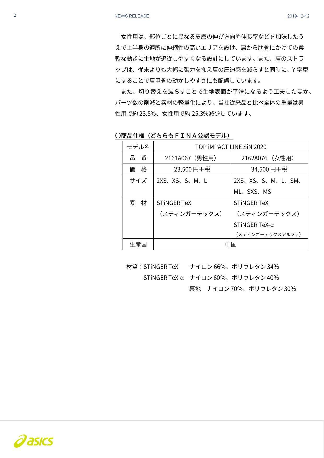 アシックストップインパクト 2161A019、2161A027 2枚セット