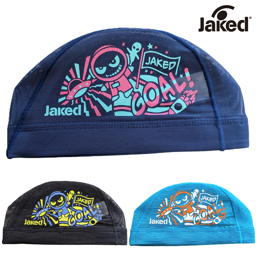 Jaked  メッシュキャップ　830404　水泳帽　競泳　スイムキャップ