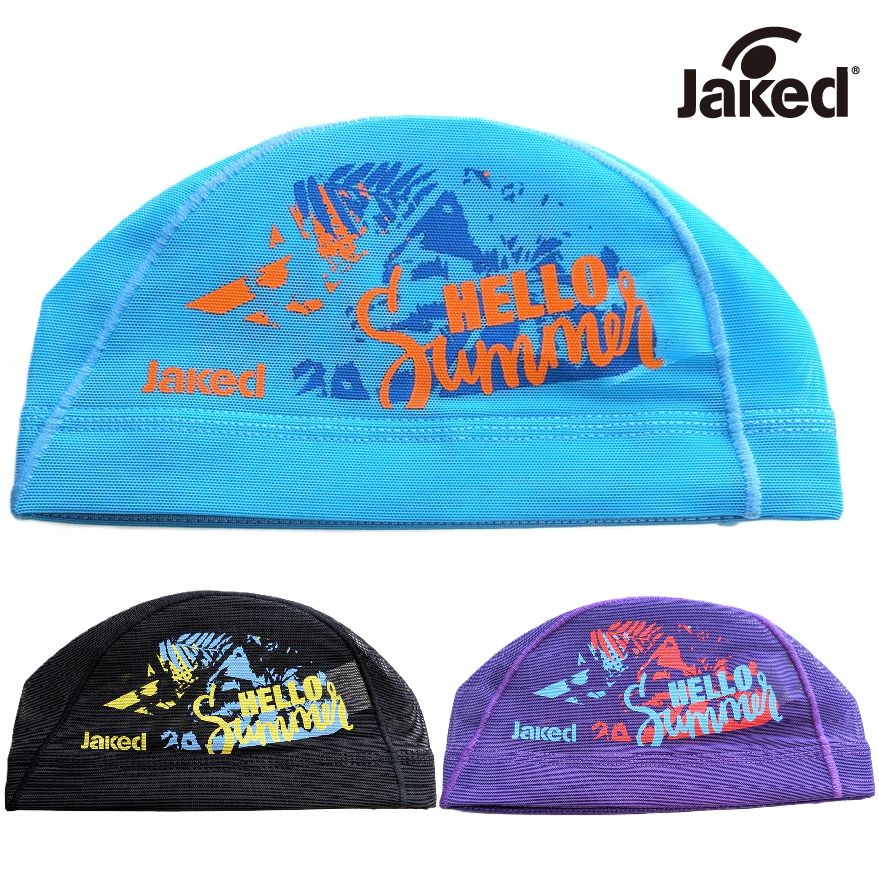 Jaked  メッシュキャップ　830405　水泳帽　競泳　スイムキャップ