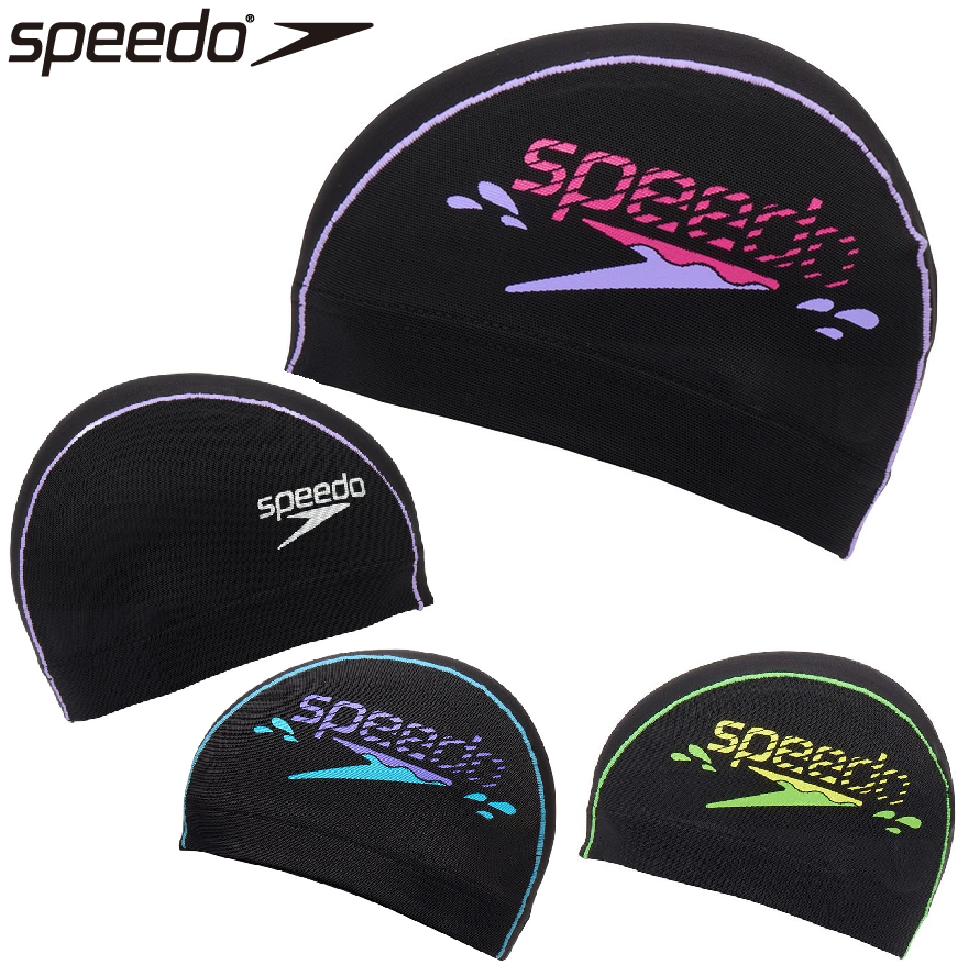 speedo　メッシュキャップ　SE12357　スイムキャップ　水泳　帽子