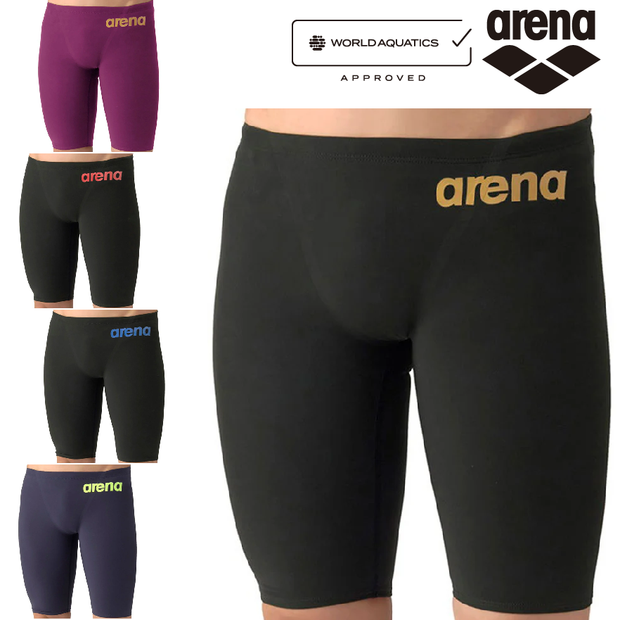 アリーナ AQUAFORCE FUSION-ONE AS6SRC12M アクアフォースフュージョンワン ハーフスパッツ WA承認 arena レース水着 メンズ 男性用