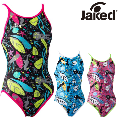 Jaked　練習用水着　820654　レディース　トレーニング水着　水泳　競泳　ワンピース