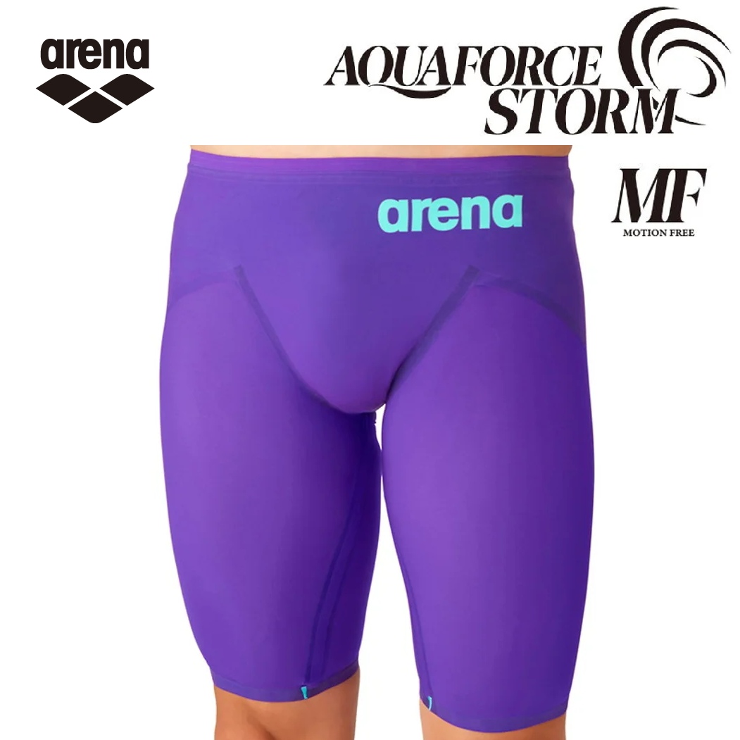 AQUAFORCE STORM メンズ MF AS6SRC03M 2026新色 PPEM arena アクアフォースストームMF レーシングスパッツ　レース水着　水泳　競泳