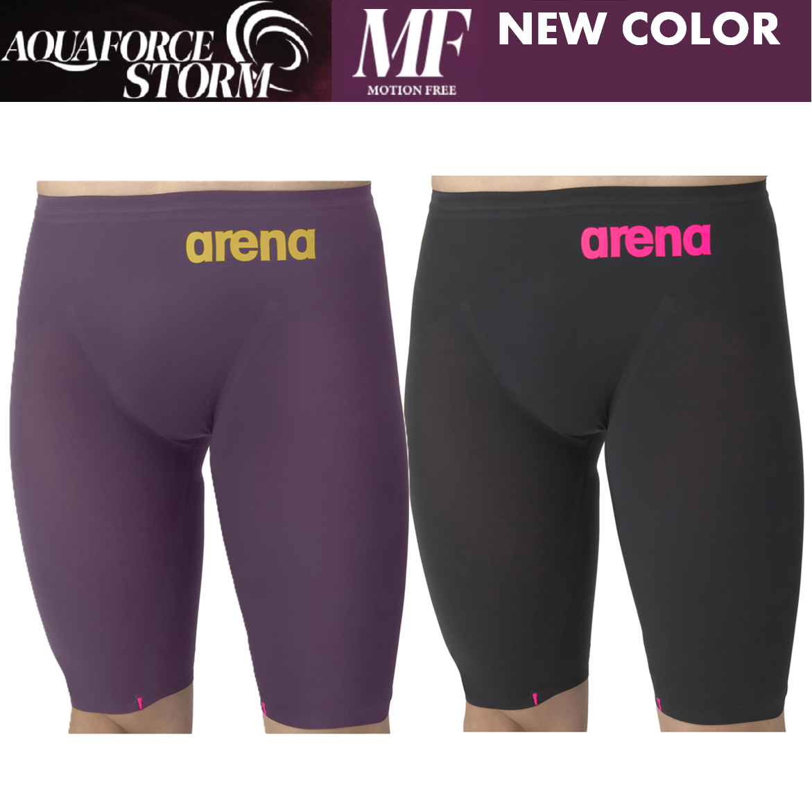 AQUAFORCE STORM メンズ MF AS6SRC03M PKGD BKPK  arena アクアフォースストームMF レーシングスパッツ　レース水着　水泳　競泳