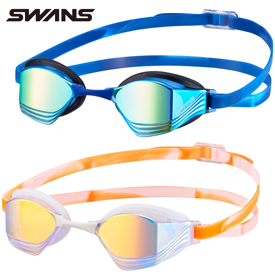 SWANS  VEGA-MreαMB VEGA ヴェガ 限定 マーブルベルト  スワンズ 水泳 ゴーグル　ミラータイプ　競泳　スイミングゴーグル　スイムゴーグル