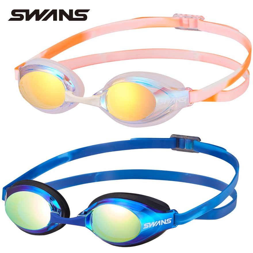 【2026限定モデル】SWANS  SR-3MreMB 限定 マーブルベルト  スワンズ クッション付きゴーグル ミラータイプ　re:non