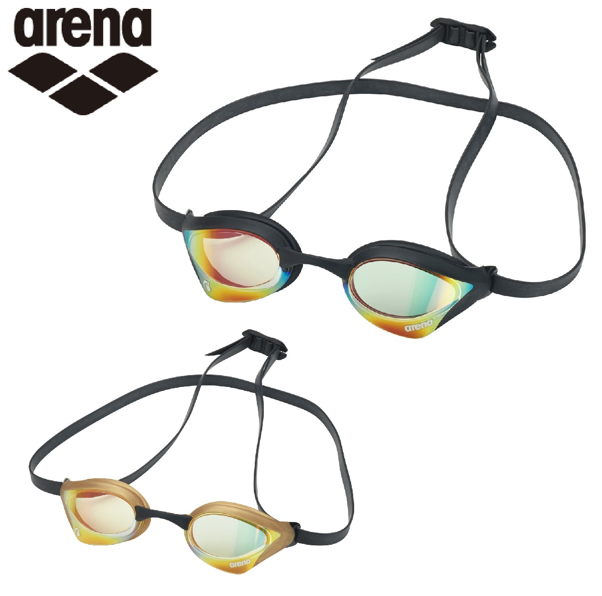 アリーナ レーシングゴーグル  AGL-O240M 【WA承認】コブラコア 　ミラーレンズ　COBRA CORE　arena 水泳　競泳