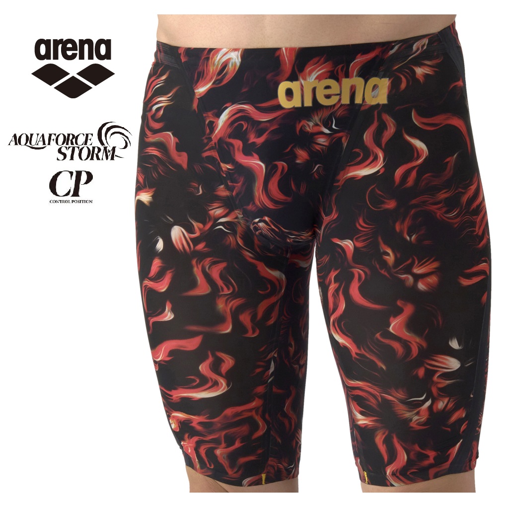 特典付き arena INDOMITUS AQUAFORCE STORM メンズ CP AS5FRCS1M arena アクアフォースストームCP 世界水泳 レーシングスパッツ レース水着 水泳 競泳