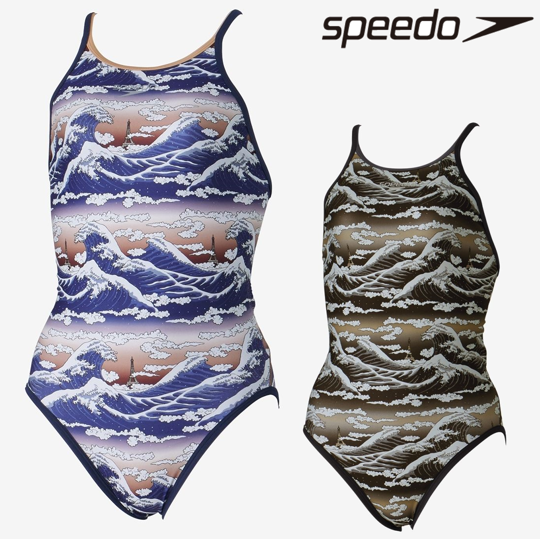 speedo スピード　STW02420  練習用水着　レディース　トレーニング水着　水泳　ジャパリス　2024限定　ワンピース