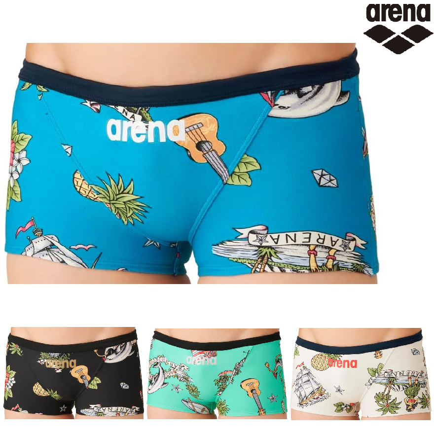 arena  練習用水着 メンズ AS6FWM22M タフスーツ ショートボックス アリーナ 水泳