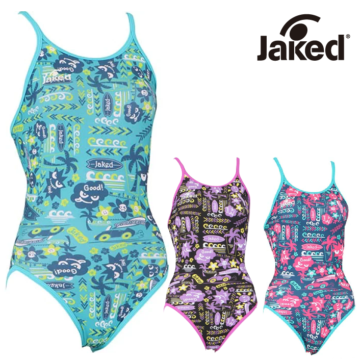 Jaked　練習用水着　820705　レディース　トレーニング水着　水泳　競泳　ワンピース
