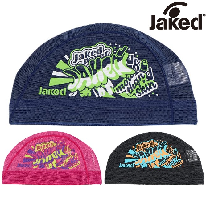 Jaked  メッシュキャップ　830356　水泳帽　競泳　スイムキャップ