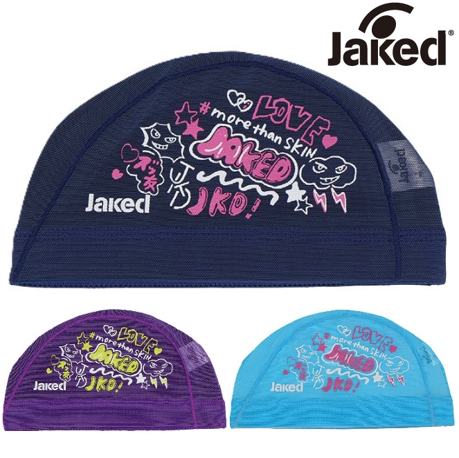 Jaked  メッシュキャップ　830357　水泳帽　競泳　スイムキャップ