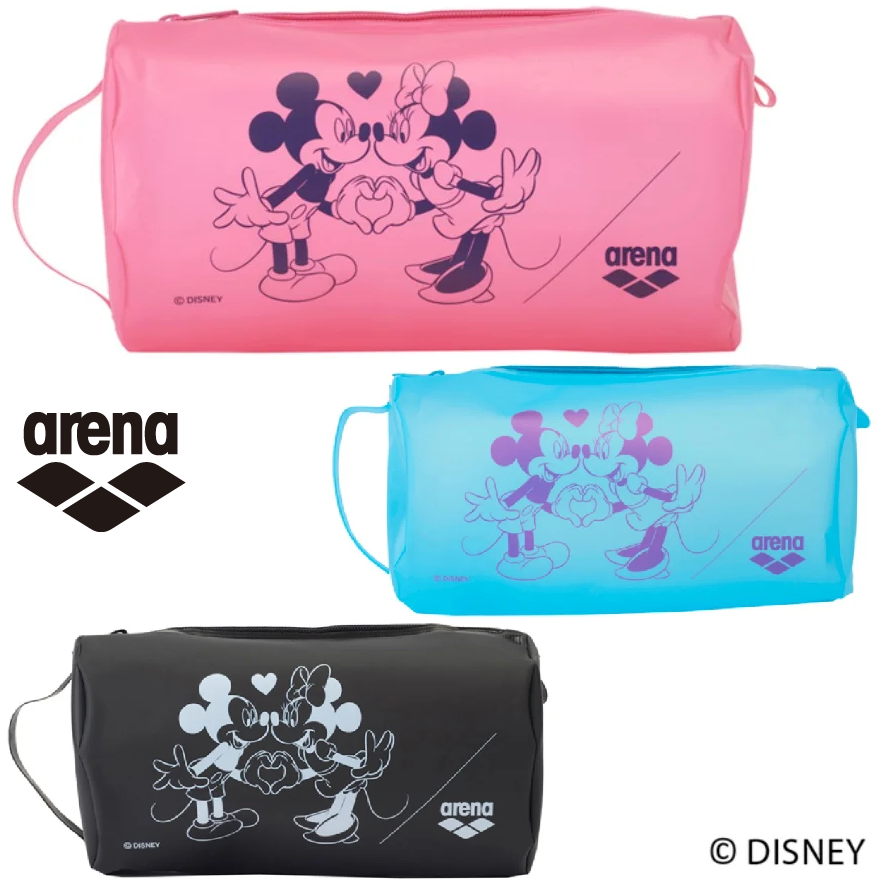 arena ディズニー ミッキー ミニー プルーフバッグ AS6FBZ84U アリーナ 防水 ポーチ Disney