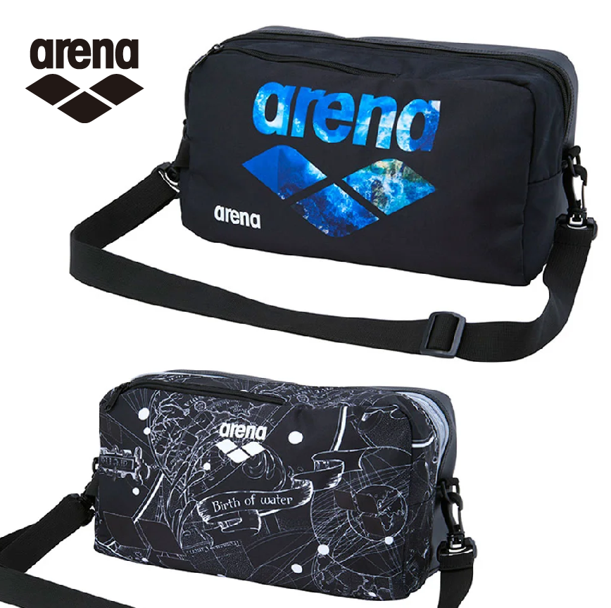arena　2ルームプルーフバッグ　AS5FBZ11U　ショルダーベルト付き　アリーナ　防水　ポーチ　水泳　スイミング