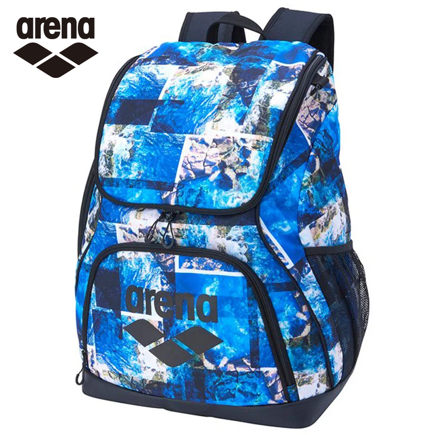 ARENA　リュック　 AS5FBP31U　BKBL　アリーナ　バックパック　大きい　水泳　スイマー　柄　水泳　バッグ