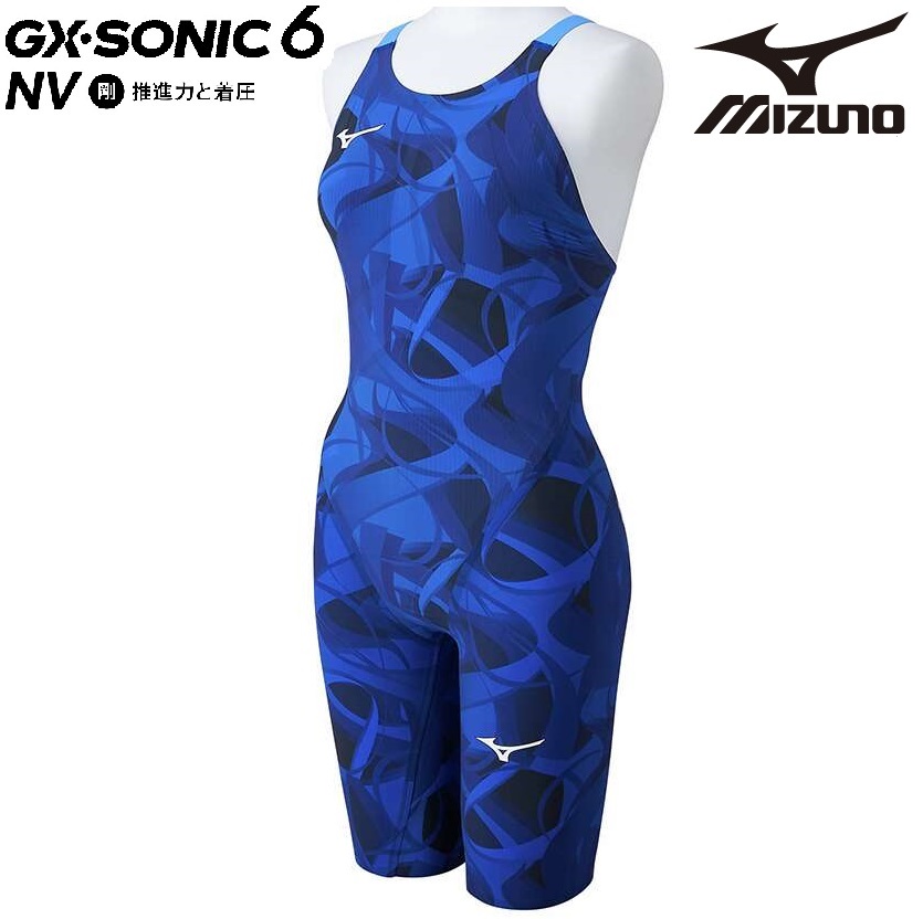 MIZUNO　GX・SONIC6  N2MGB701   レディース　NV　ハーフスーツ　2024年限定デザイン　MUGEN GRAPHICレース水着　水泳　競泳　ミズノ