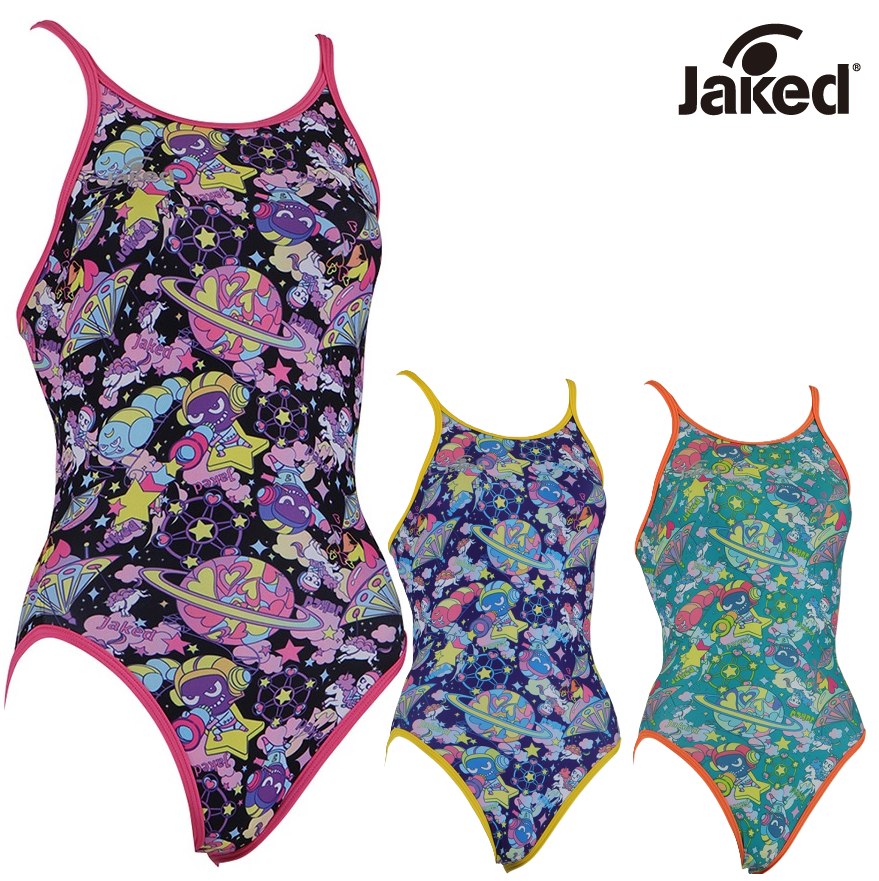 Jaked ジュニア 練習用水着 830420 ガールズ トレーニング水着 水泳 競泳 ワンピース 女の子