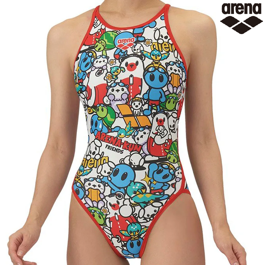 arena  アリーナ　AS5FWM40L　アリーナくん　レディース　タフスーツ 　トレーニングスーツ　オープンバック　練習用水着　 水泳　競泳　トレーニング水着