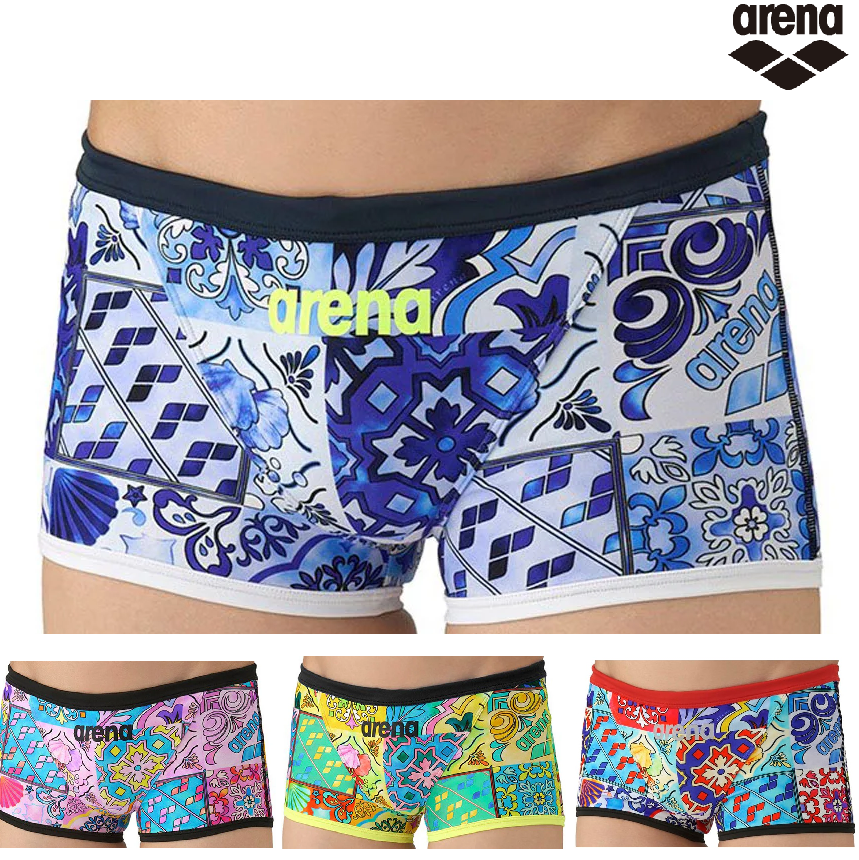 arena  アリーナ　AS5FWM21M　メンズ　タフスーツ 　練習用水着　ショートレッグ 水泳　競泳　トレーニング水着