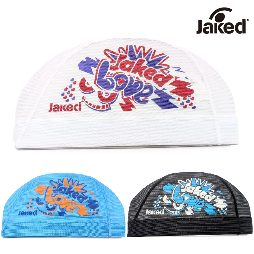 Jaked  メッシュキャップ　830456　水泳帽　競泳　スイムキャップ