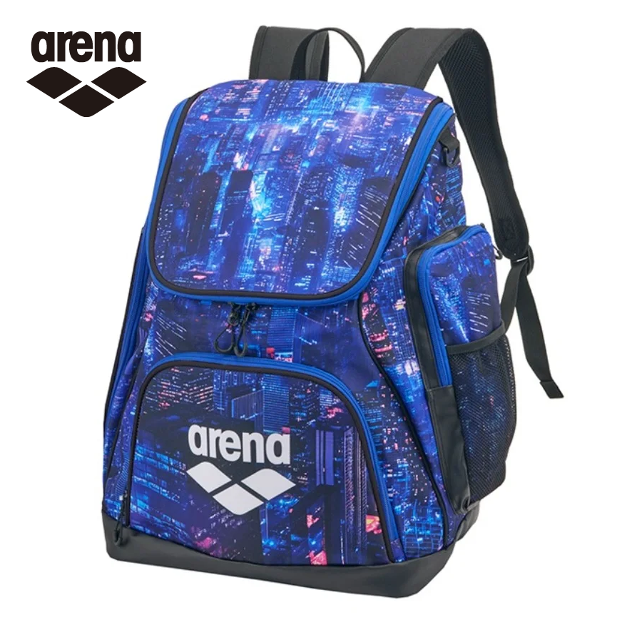 ARENA リュック AS6FBP31U BLBK アリーナ バックパック 大きい 水泳 スイマー 柄 水泳 バッグ