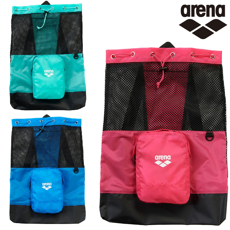 arena　メッシュバックパック　AS4FBP15U　招集所持込可　メッシュリュック　水泳　競泳　アリーナ　ナップサック