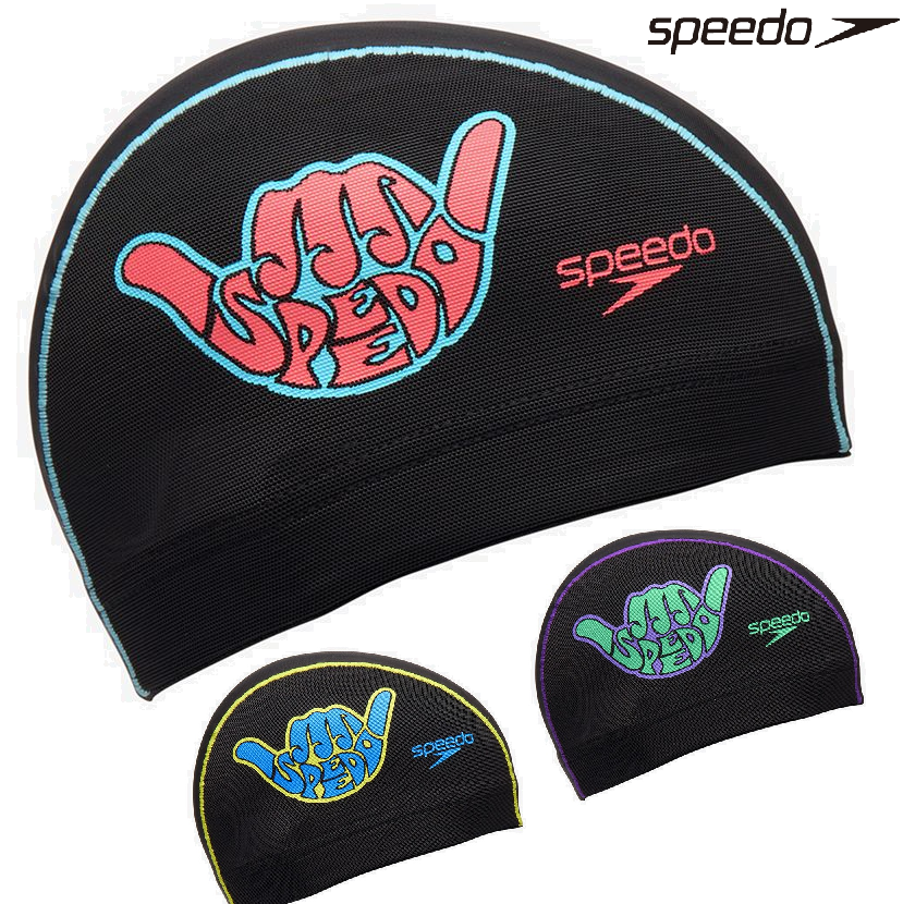 speedo スピード SE12556 メッシュキャップ　スイムキャップ　水泳　シャカメッシュキャップ