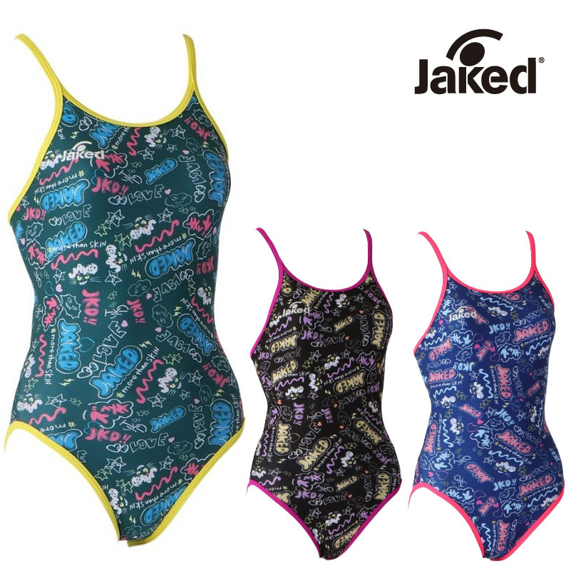 Jaked　練習用水着　830328　レディース　トレーニング水着　水泳　競泳　ワンピース