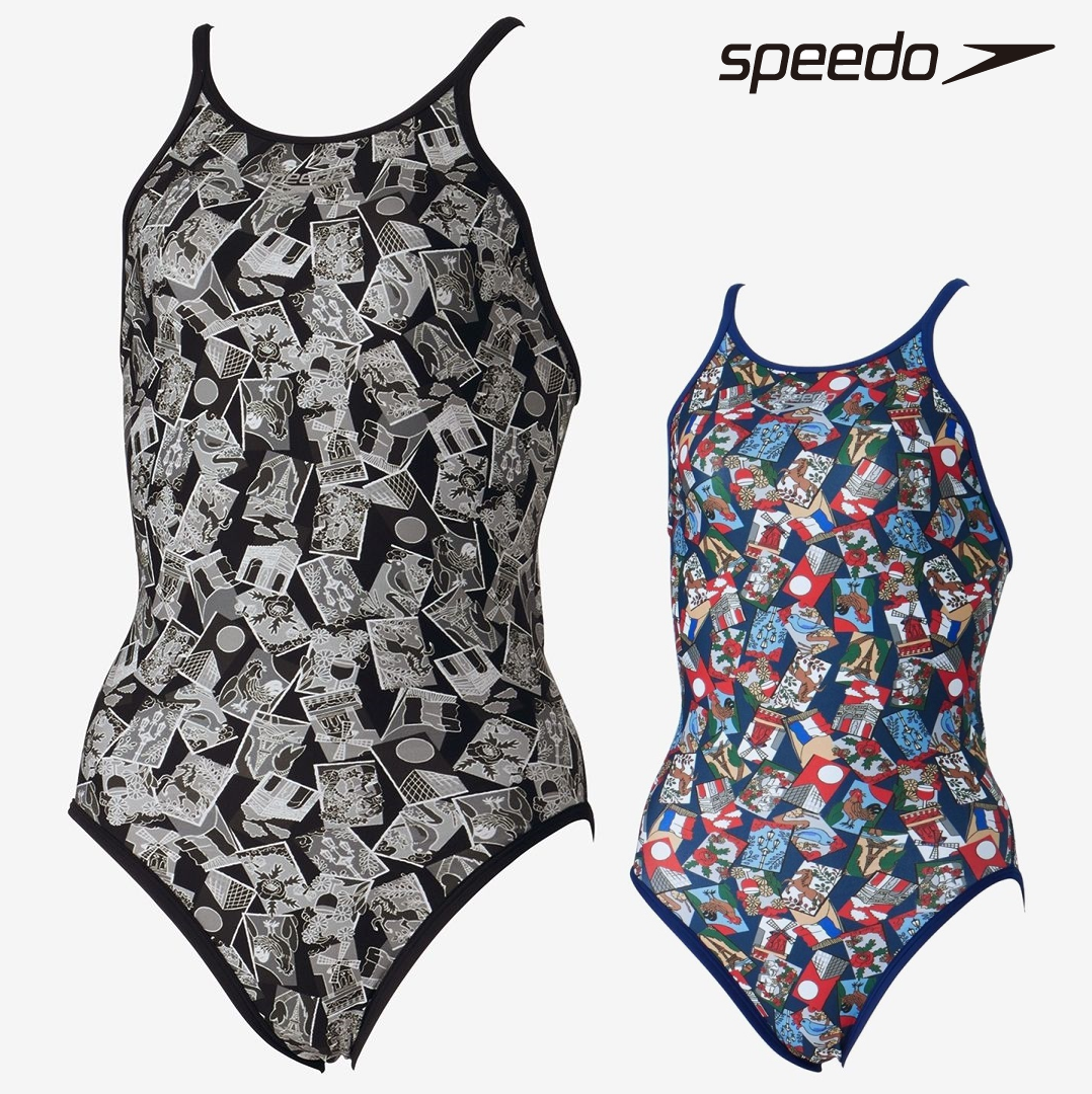 speedo スピード　STW02421  練習用水着　レディース　トレーニング水着　水泳　ジャパリス　2024限定