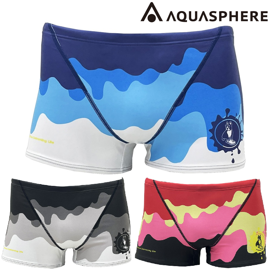 アクアスフィア　練習用水着　トレーニング用水着　メンズ　スイムジャンキー24’　SWIM JUNKY24' MEN'S SHORT BOX