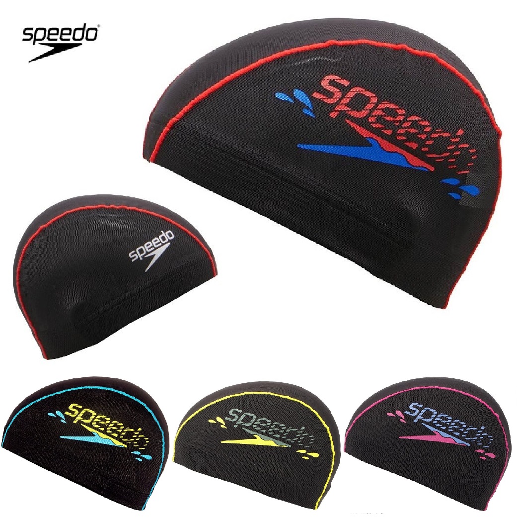 speedo　メッシュキャップ　SE12357　スイムキャップ　水泳　帽子　スピード