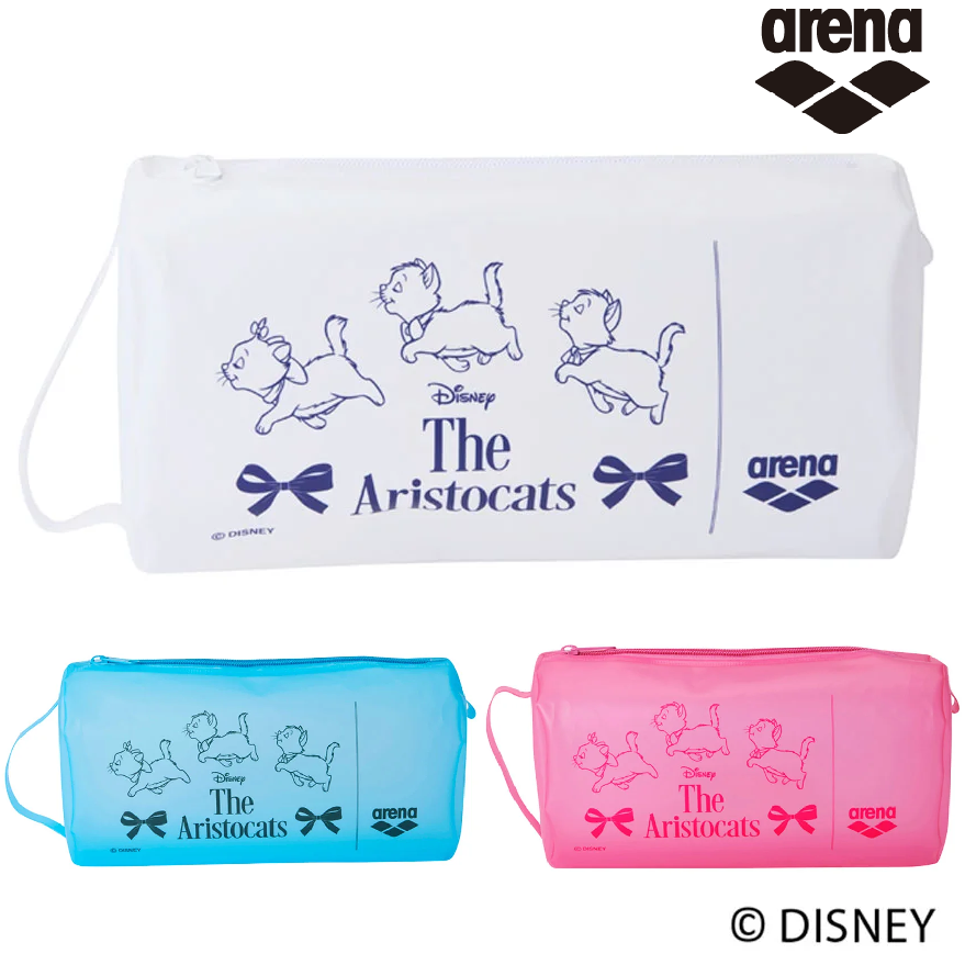 arena ディズニー おしゃれキャット プルーフバッグ AS6SBZ85U アリーナ 防水 ポーチ Disney マリー ベルリオーズ トゥルーズ