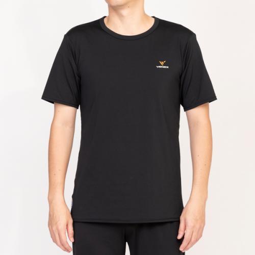 【ベネクス】リフレッシュTシャツメンズ　Lサイズ　ブラック　6705　VENEX　リカバリーウェア　休養